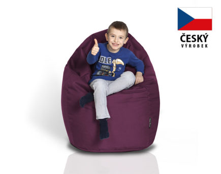 Sedací hruška CRAZYSHOP standard, vínová